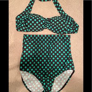 Swimsuits for all Retro Polka dot Tankini